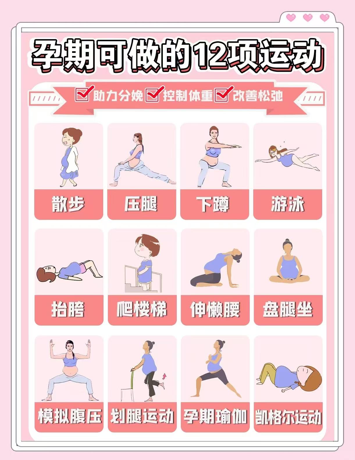 孕期運動安全指南