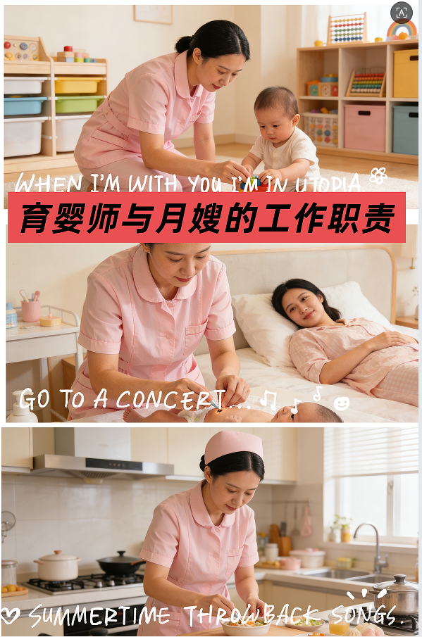 育嬰師與月嫂的工作職責差異解析 